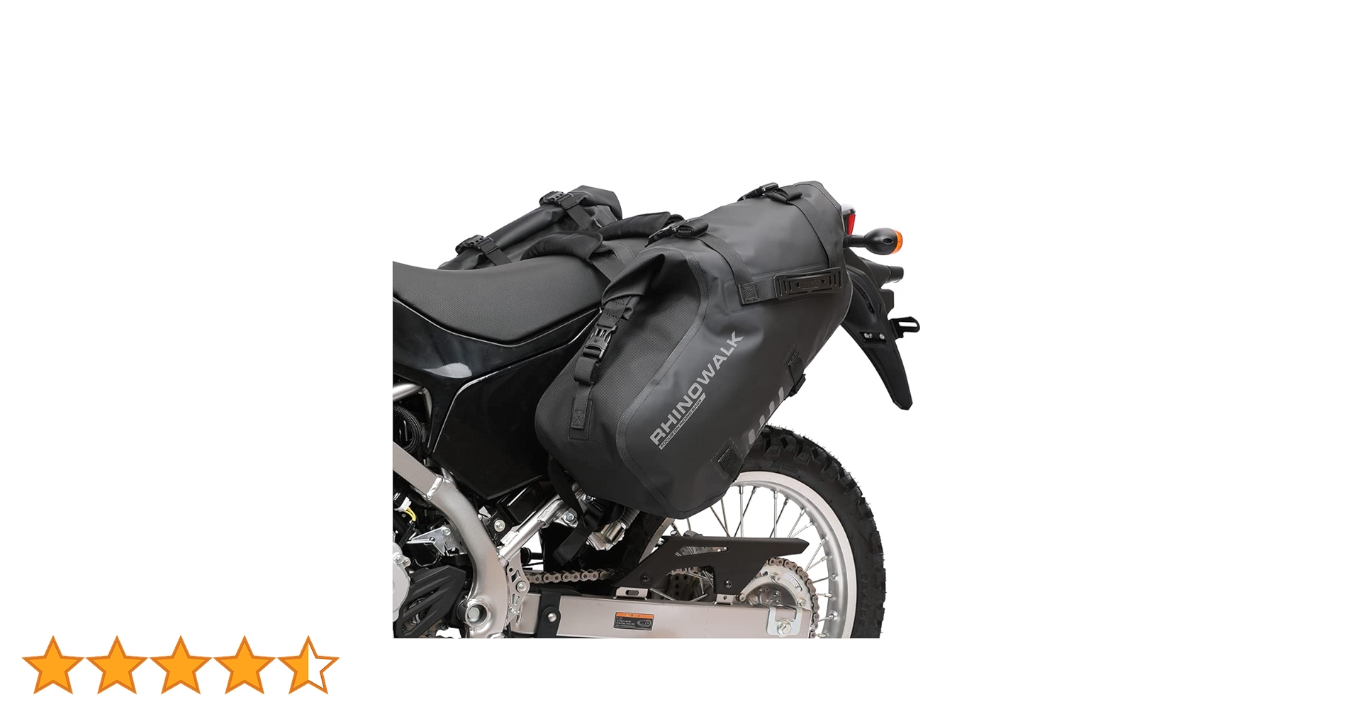 Amazon | Rhinowalkオートバイのサドルバッグ防水防振モーターサイド